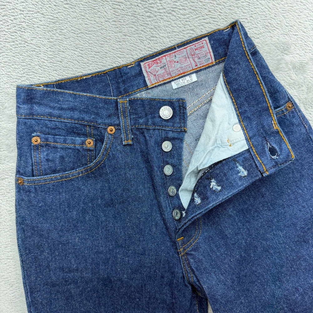 VTG 80s Levi's 501's 26501-0116 Womens Size 25 High Rise Straight Indigo USA